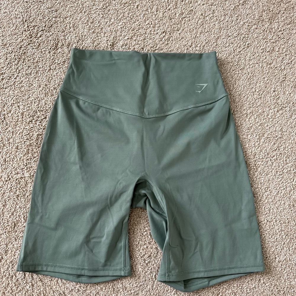 Gymshark Women's Sage Green Bike Shorts